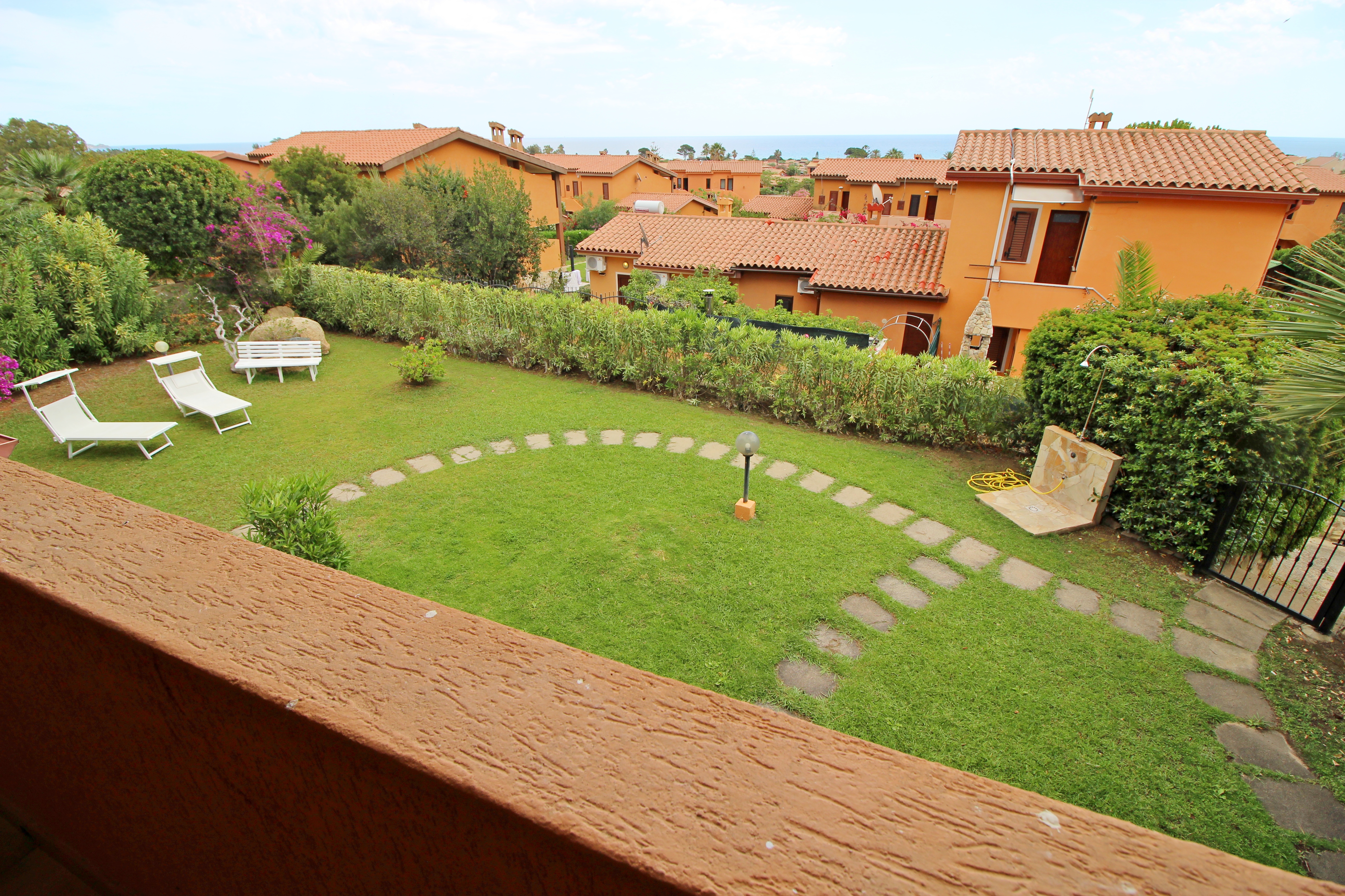 villette, giardino, Costa Rei, Sardegna, vista, vacanze