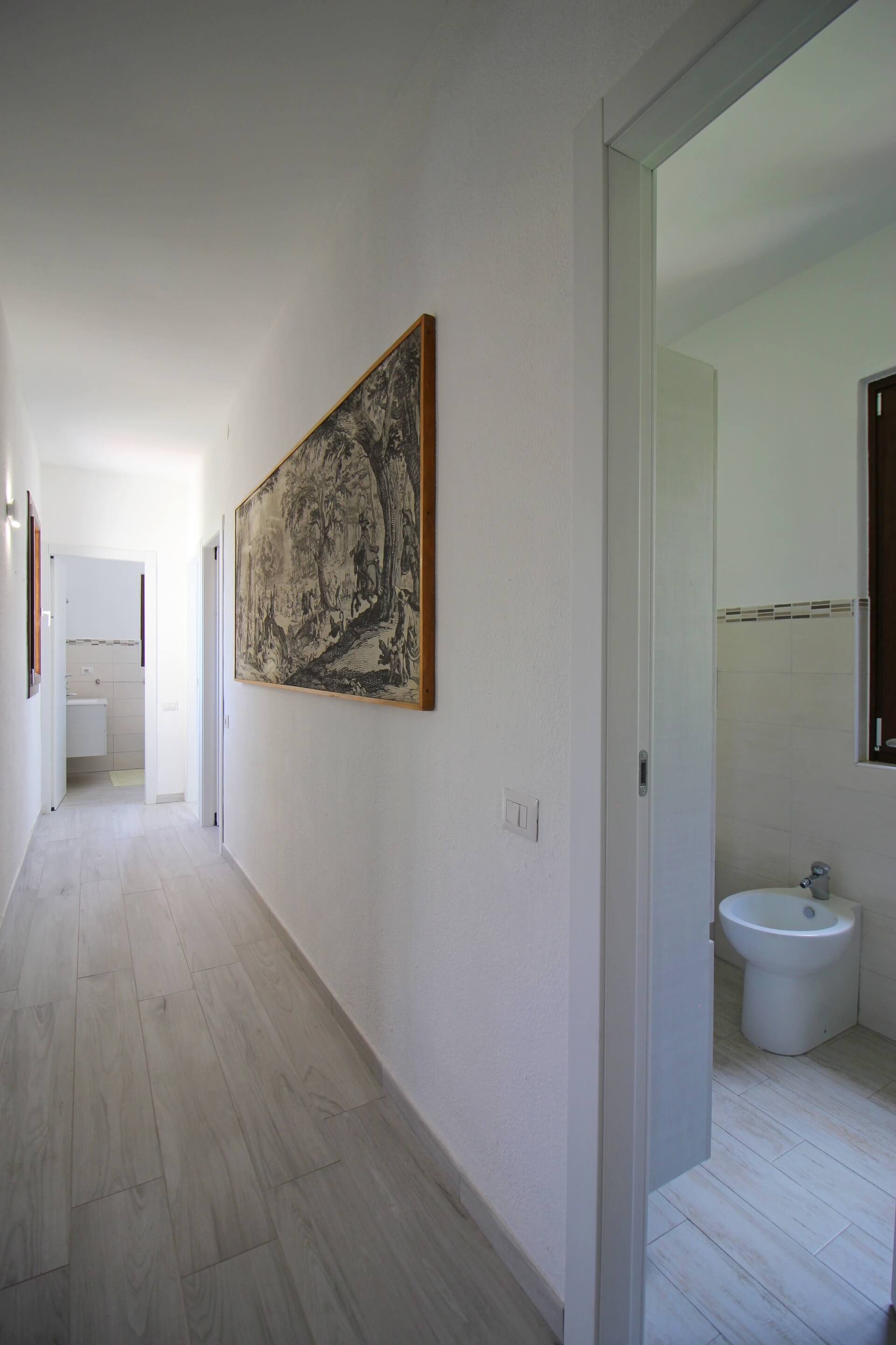 corridoio, accesso bagno, funzionalità, Casa Corina